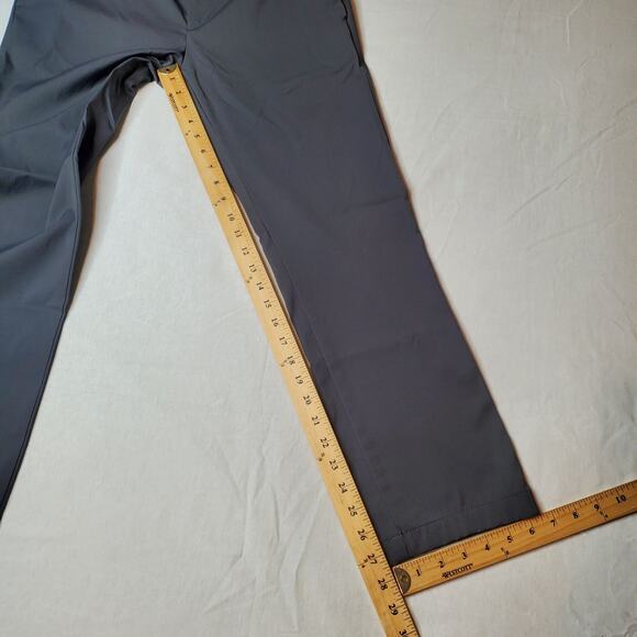 Theory Men's Size 31X28 Zaine SW Neoteric Slim Straight Chino Pants Gray - Picture 3 of 8